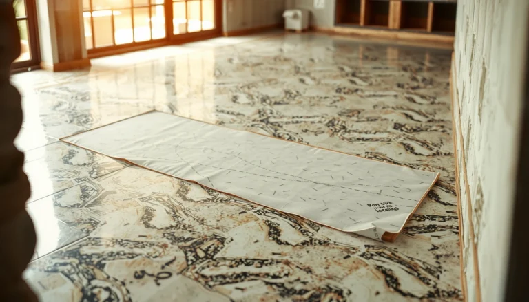 Step-by-step guide for installing a vapor barrier under granite floors for moisture protection