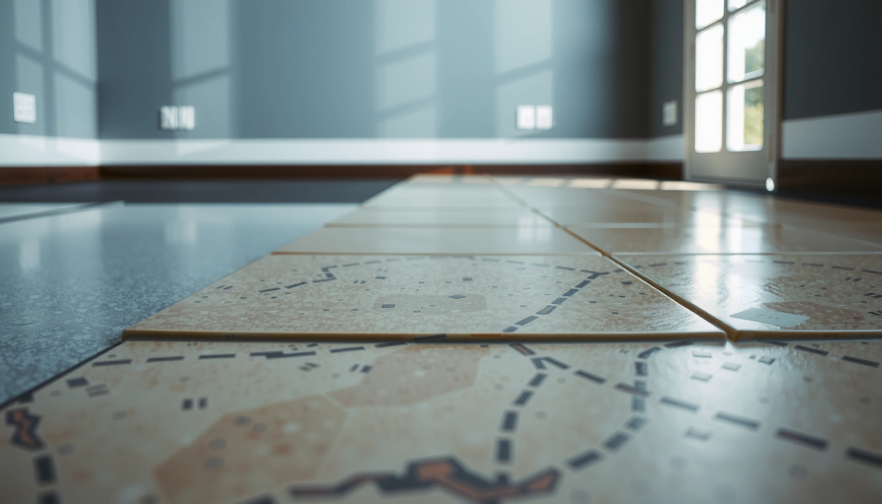Step-by-step guide on how to install a vapor barrier under travertine floors.