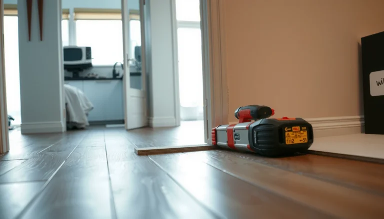Step-by-step guide on installing WPC floors around doors for a perfect finish.