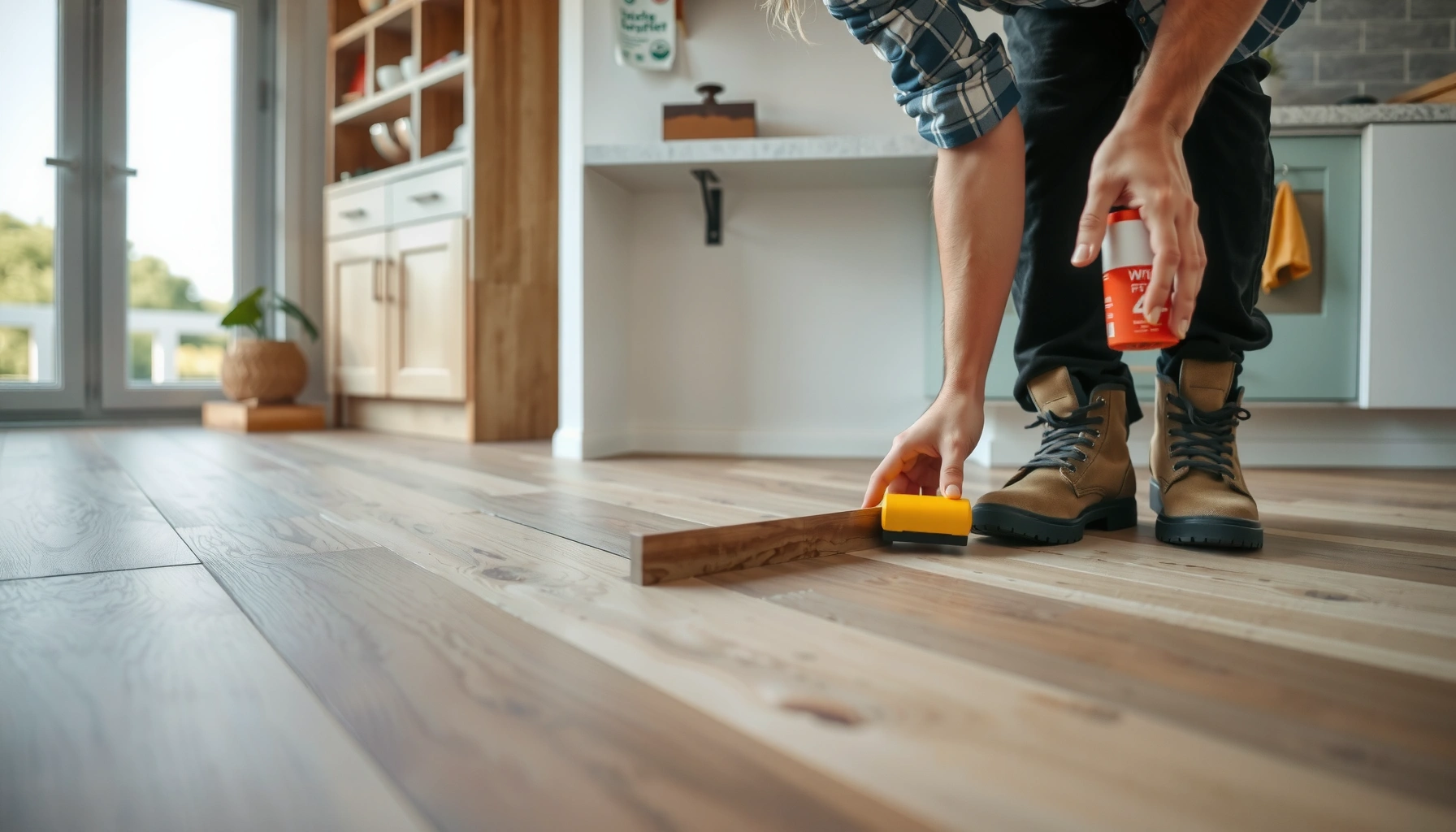 Step-by-step guide on how to install WPC floors in a kitchen for a stylish upgrade.