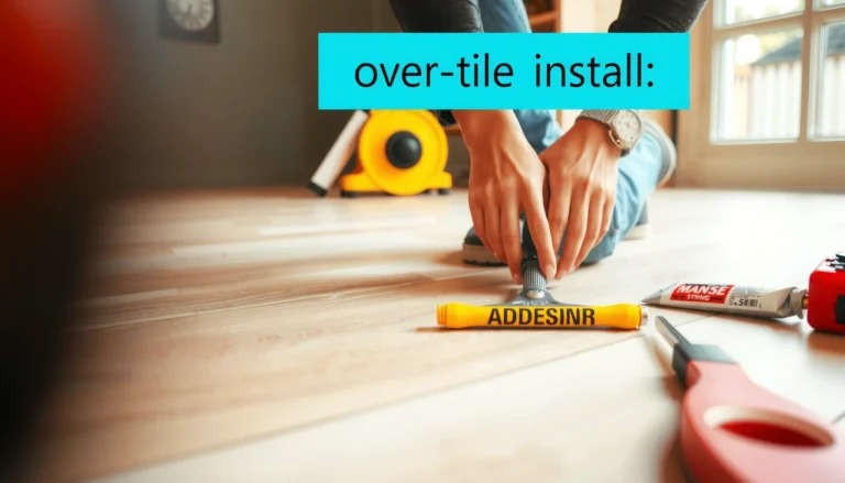 Step-by-step guide on how to install WPC floors over tile flooring.