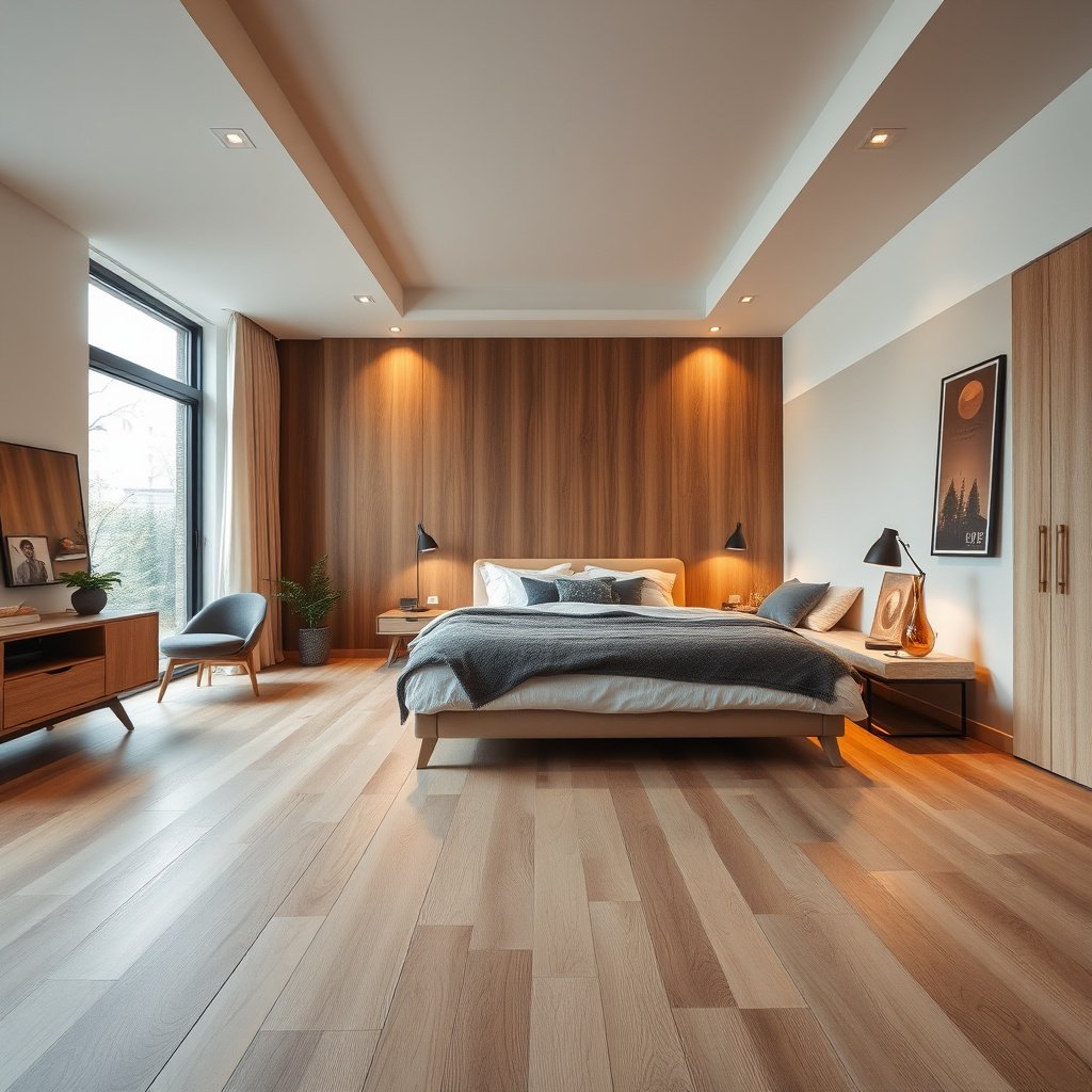 Comparison of key laminate floor specifications for bedroom selection.