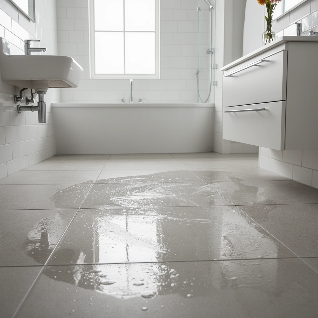 Different types of bathroom flooring materials for cleaning and maintenance