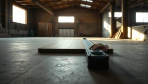 Step-by-step guide on leveling laminate floors before warehouse installation for optimal results.