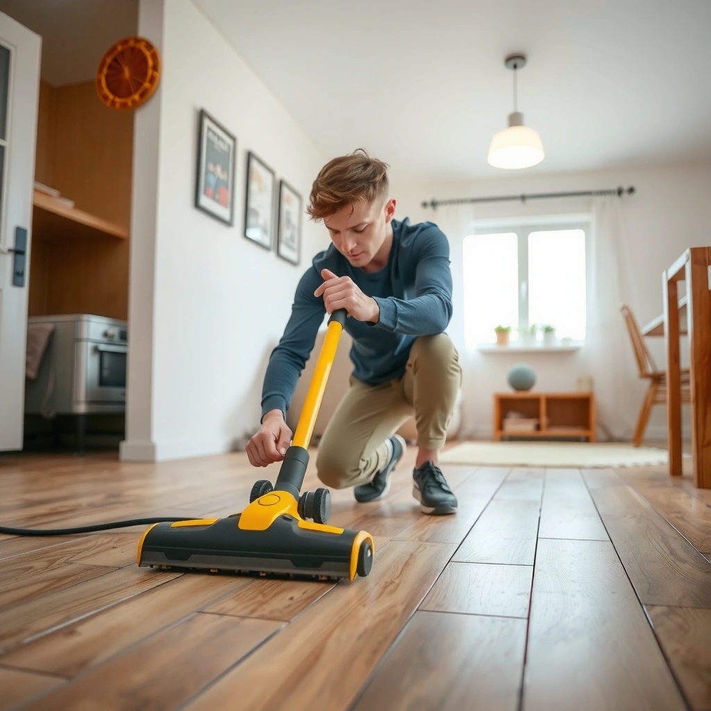 Identifying the source of squeaks in laminate floors during troubleshooting