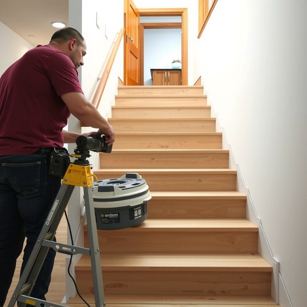 A checklist confirming LVT flooring is approved for stair installation, ensuring safety and compliance.