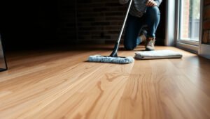 Guide to maintaining engineered wood floors in a basement environment.