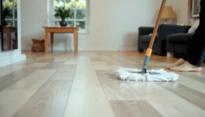 A clean laminate floor showcasing effective maintenance tips and care techniques for longevity.