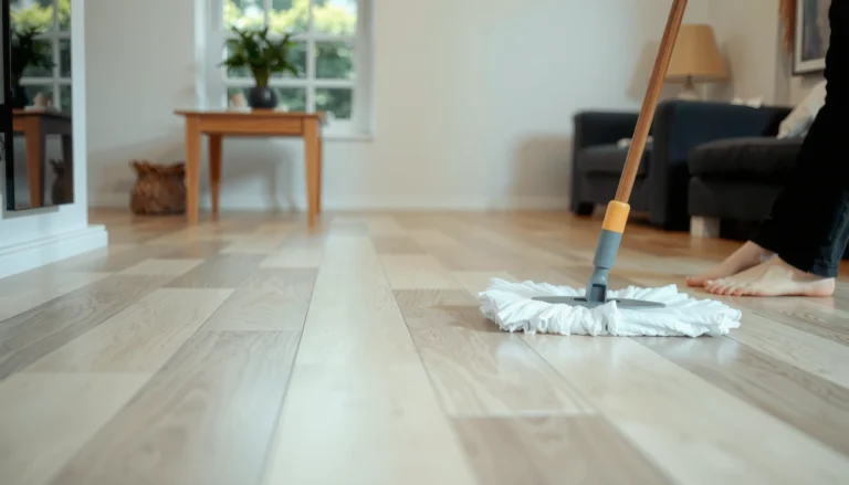 A clean laminate floor showcasing effective maintenance tips and care techniques for longevity.