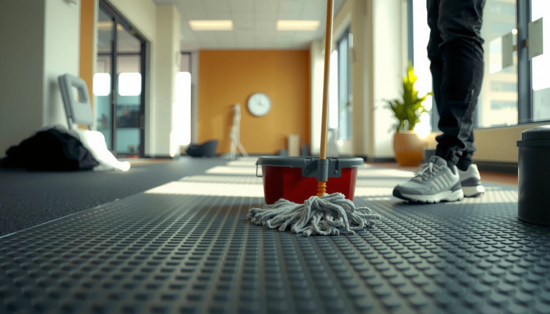 Cleaning and care tips for maintaining rubber floors in homes and commercial spaces.