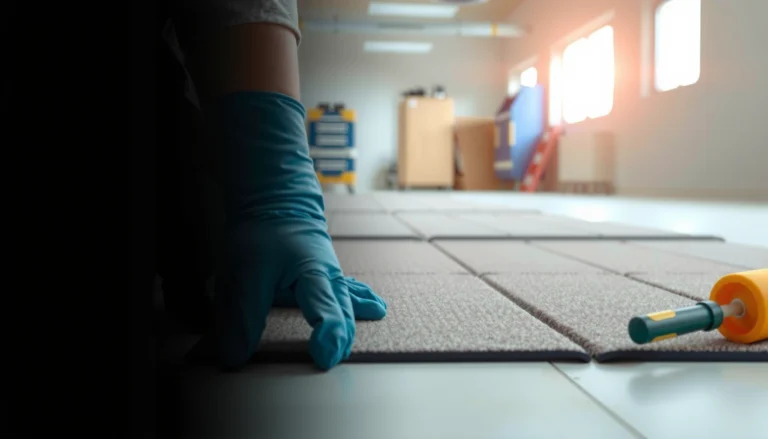 Step-by-step guide on creating slip-resistant carpet tiles for safety and style.