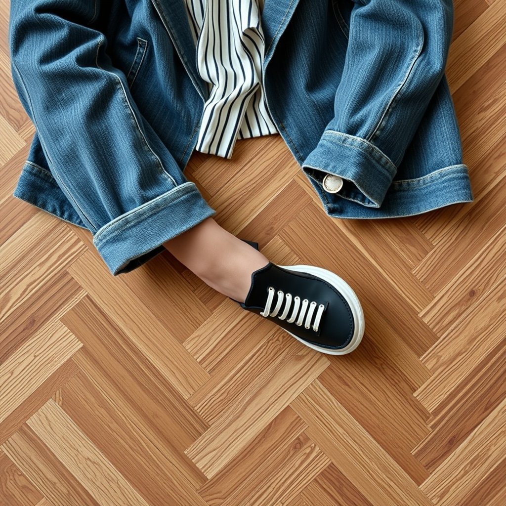 Image illustrating how to match wood species and wear layer of parquet floors to fit your lifestyle.