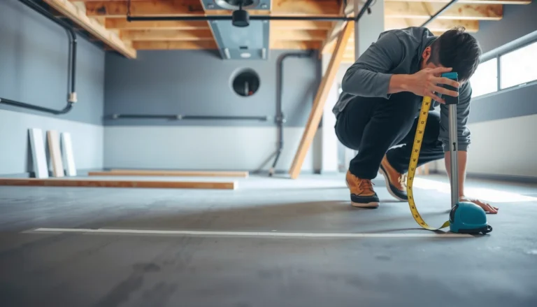 Step-by-step guide on how to measure for basement floors accurately.