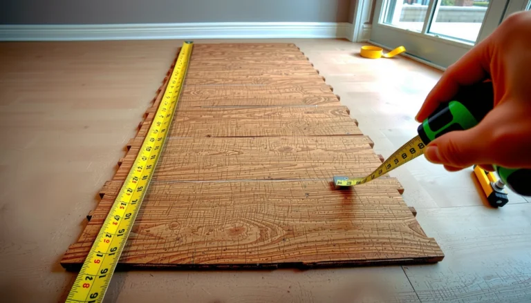 Step-by-step guide on how to measure for cork floors accurately.