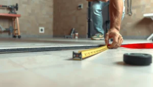 Step-by-step guide on how to measure for travertine floors accurately.