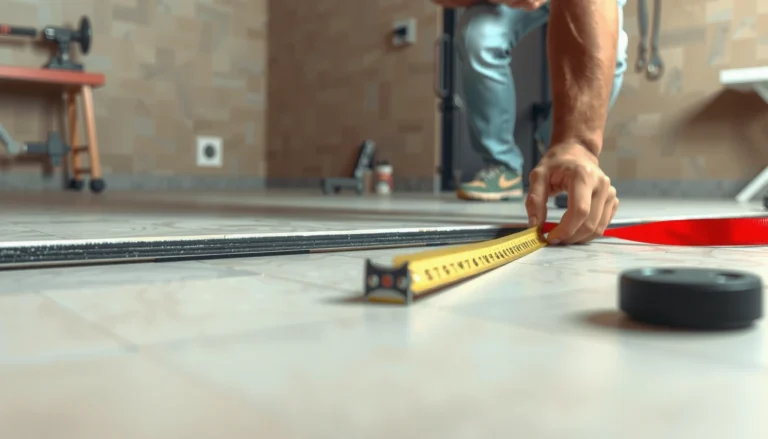 Step-by-step guide on how to measure for travertine floors accurately.