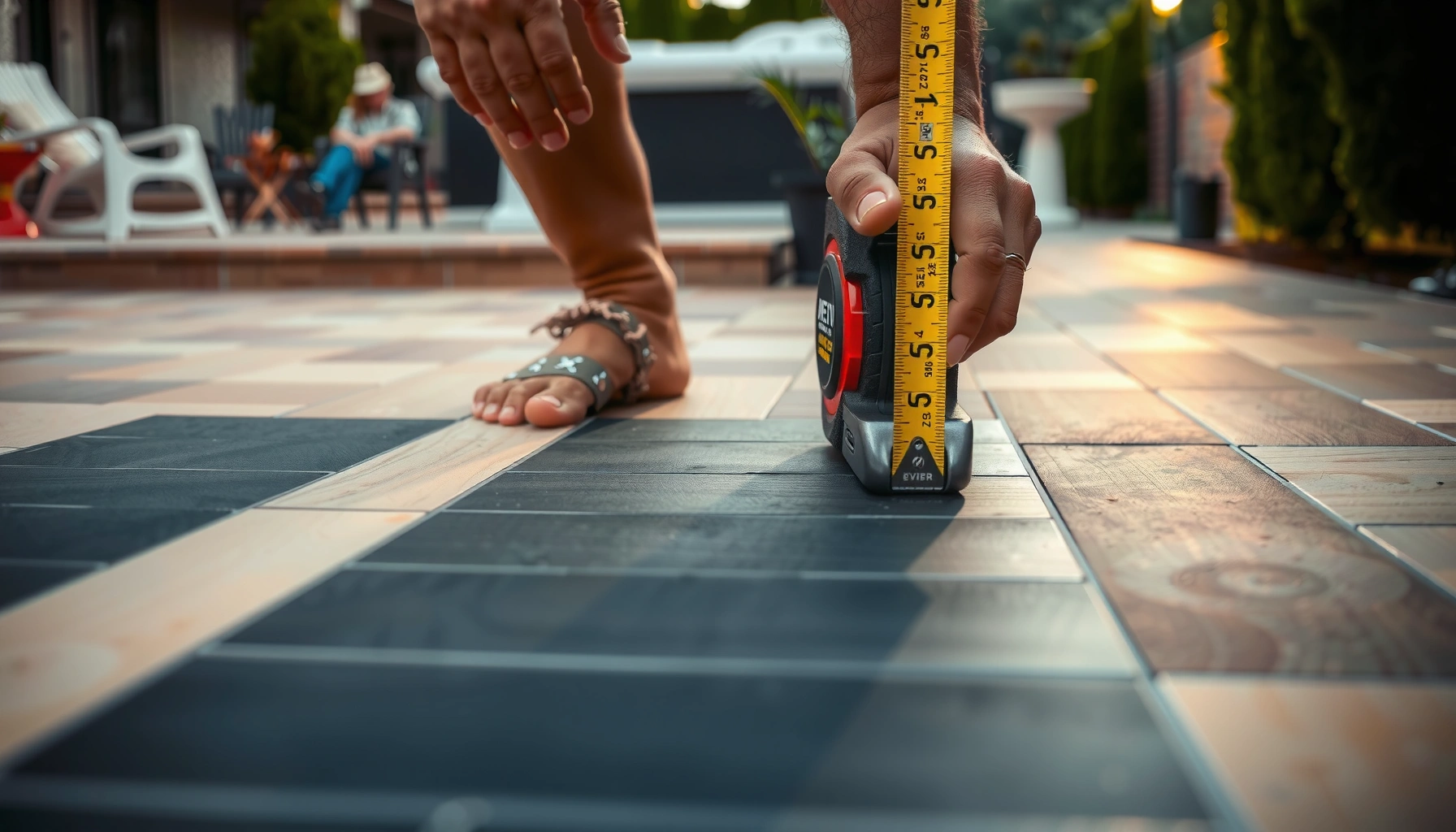 Step-by-step guide on how to measure for patio floors accurately