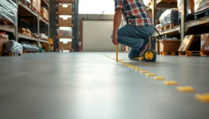 Step-by-step guide on how to measure for polyaspartic floors accurately.
