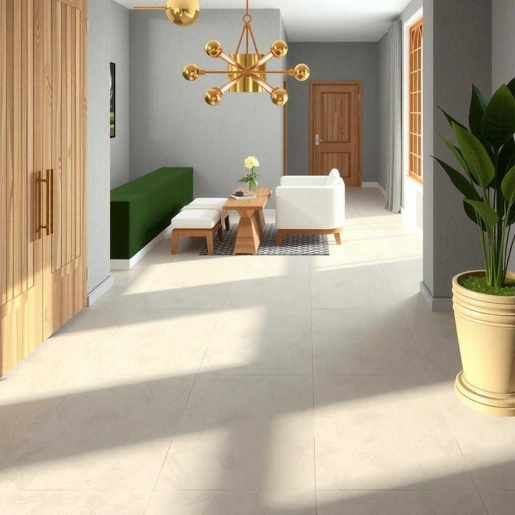 Measuring square footage for travertine flooring installation, including waste allowance.