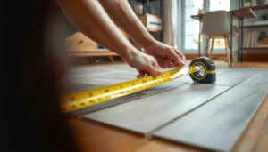 Step-by-step guide on how to measure for WPC floors accurately.