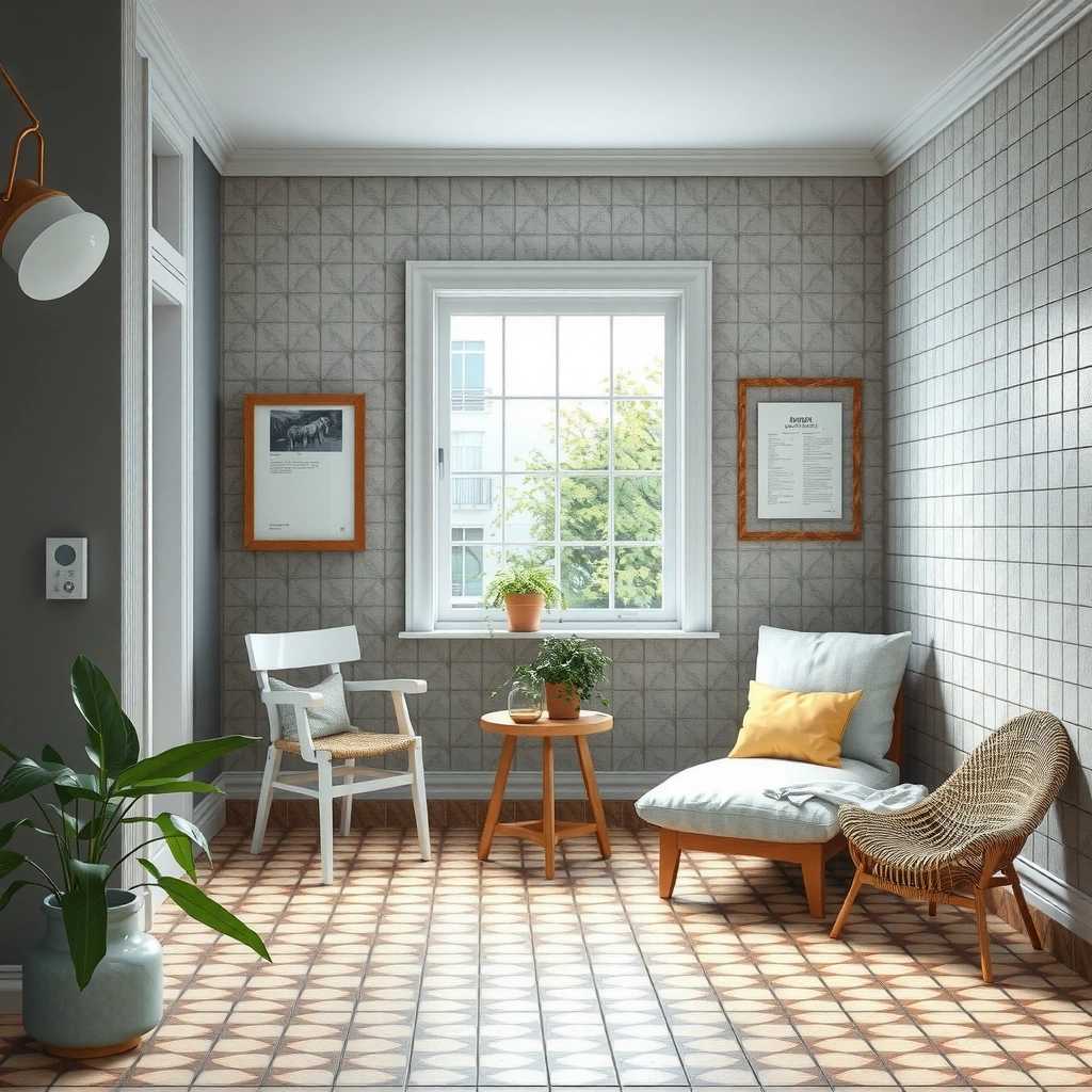 Moisture management plan for preventing mold under mosaic tile floors with proper grout.