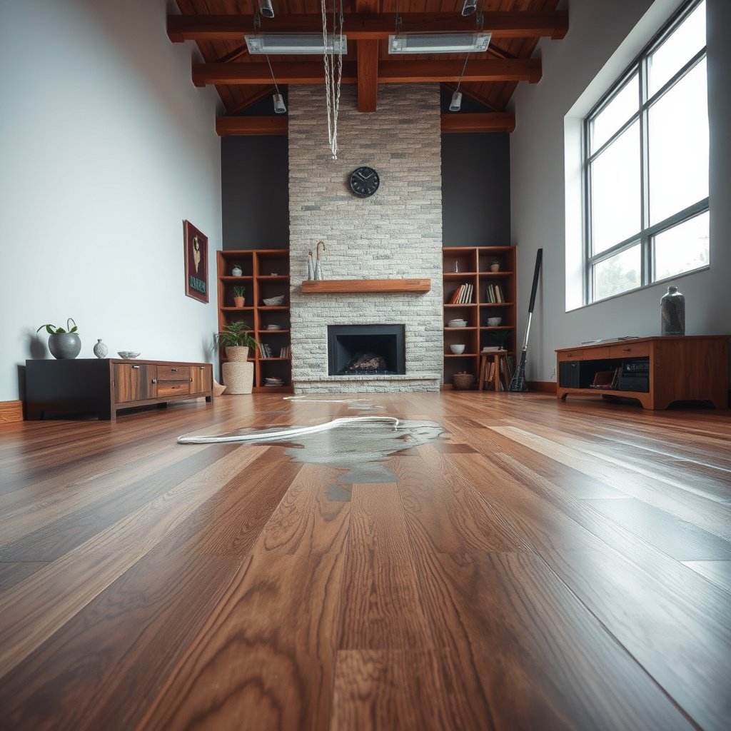 Image showing moisture-resistant laminate and underlayment for warehouse floors
