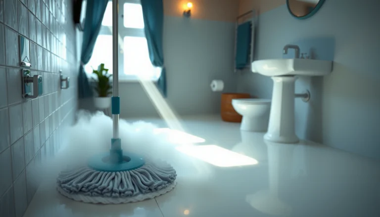 Step-by-step guide on how to mop bathroom floors effectively and efficiently.