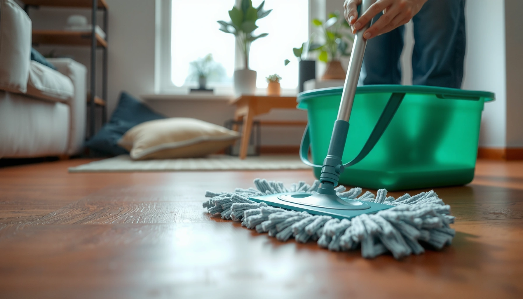 Step-by-step guide on how to safely mop cork floors for effective cleaning