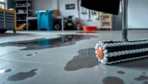 Step-by-step guide on how to mop garage floors effectively for a clean finish.