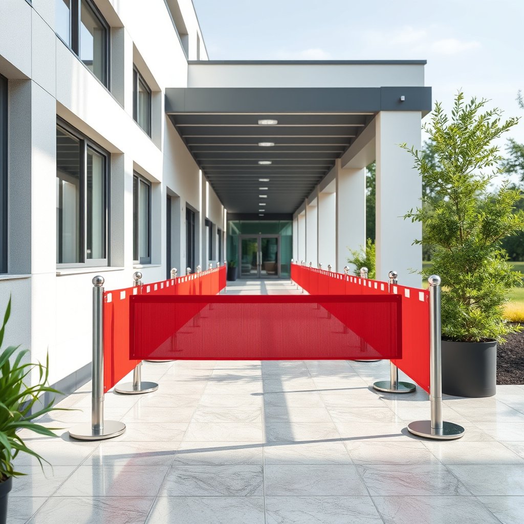 Barrier methods for protecting outdoor vinyl floors with mats, runners, and perimeter protection.