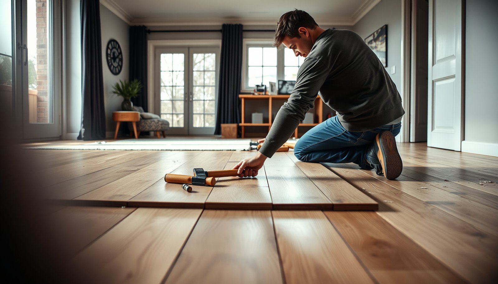 Step-by-step guide to installing parquet floors at home with clear instructions and visuals.