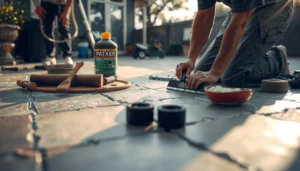 Step-by-step guide on restoring patio floors with repair and resurfacing techniques.