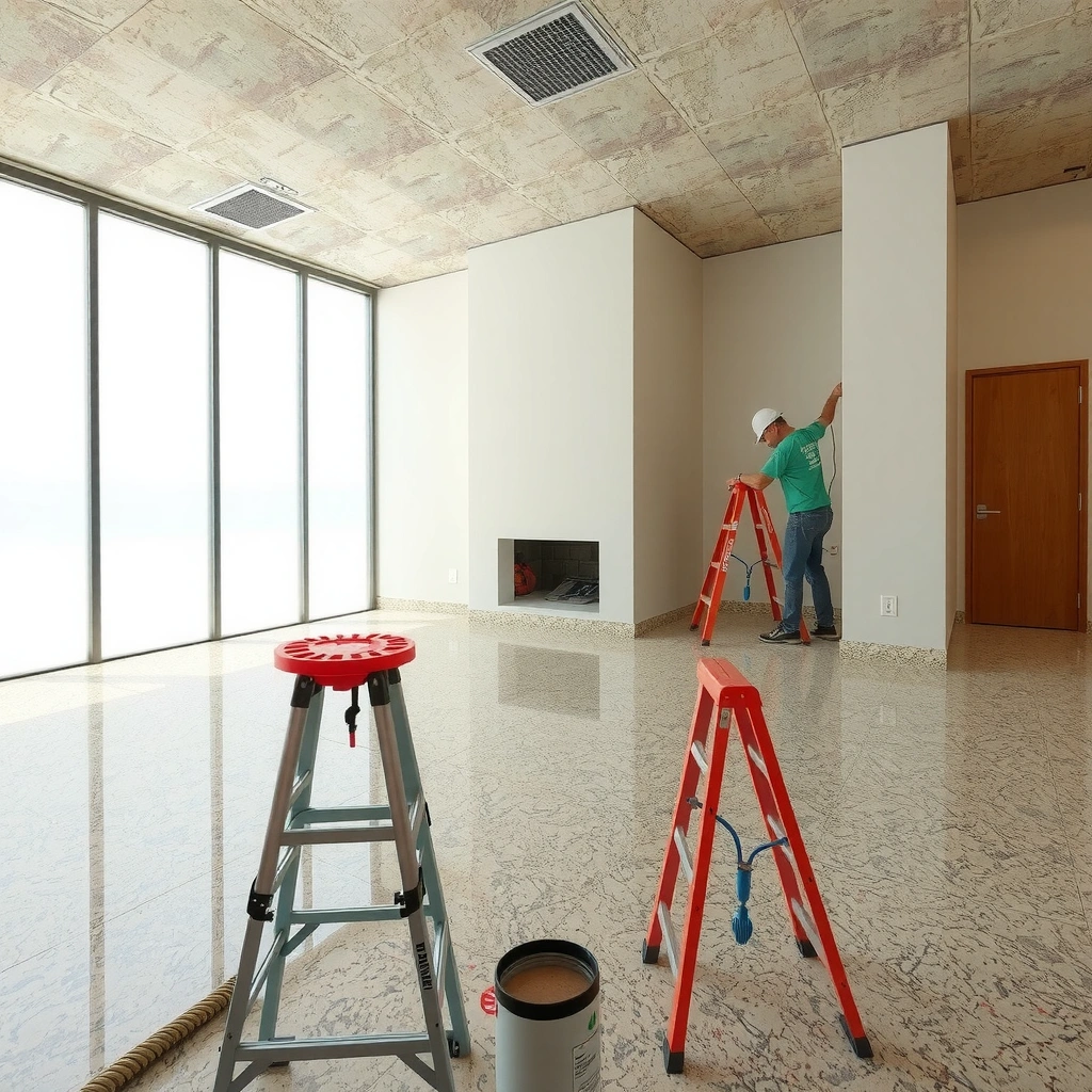 Planning for basement moisture control before installing granite floors in a basement.