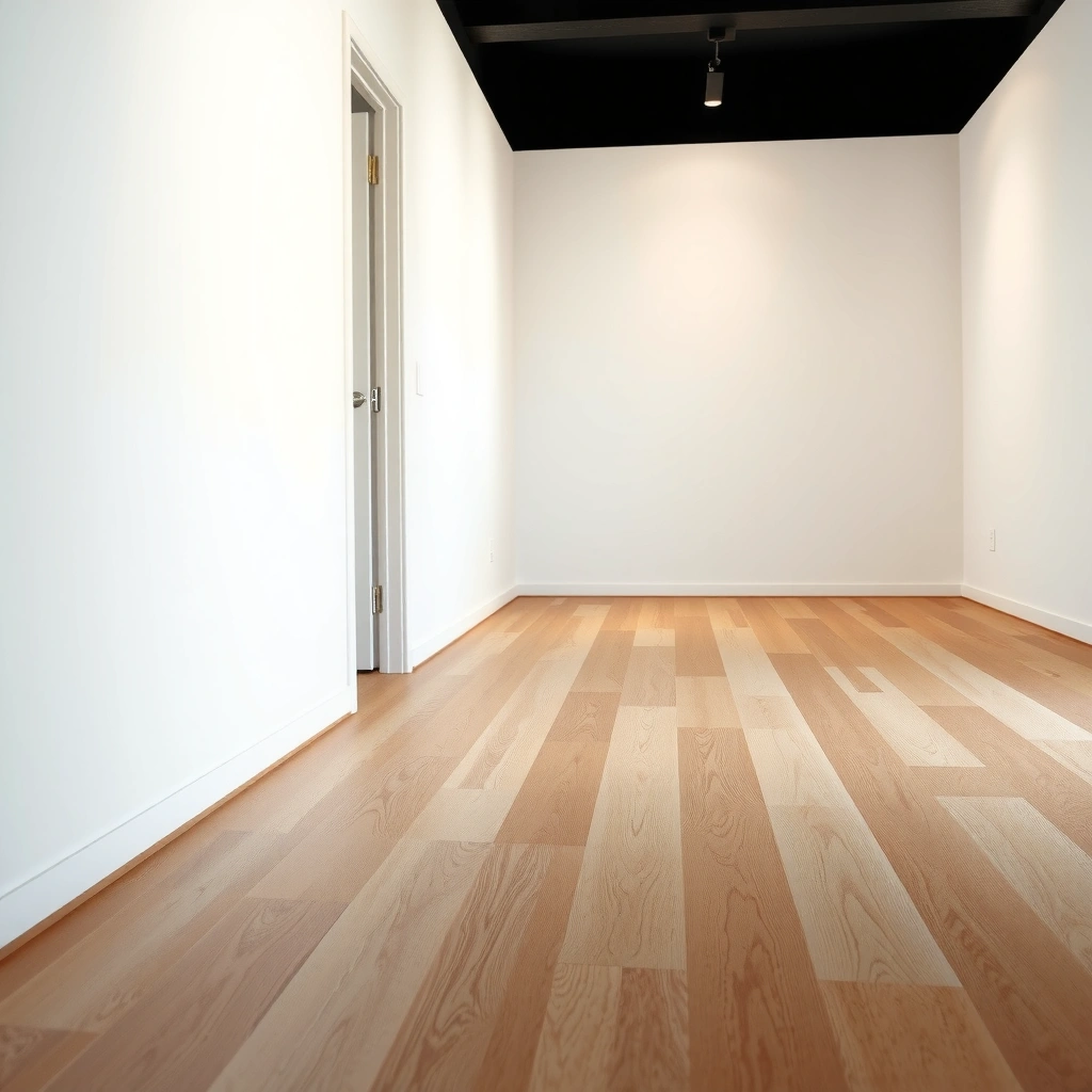Planning the layout and confirming laminate type for baseboard installation.