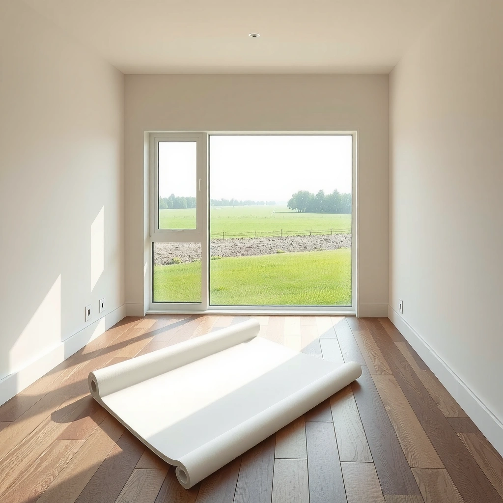 Diagram showing how to plan the floor-to-baseboard joint for polyaspartic floors installation