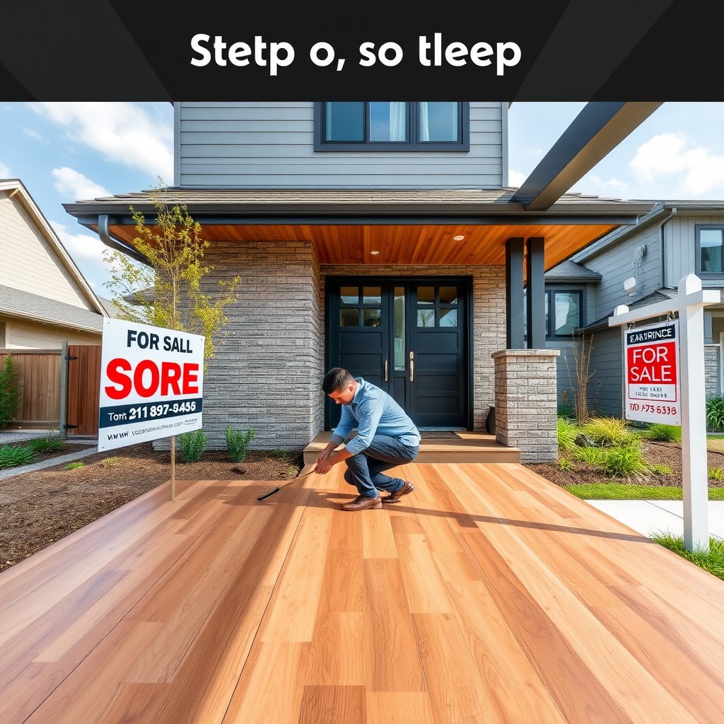 Diagram showing planning steps for installing hardwood floors in a rental property