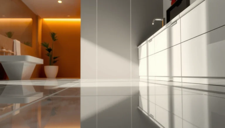 Step-by-step guide on how to polish bathroom floors for a shiny finish.