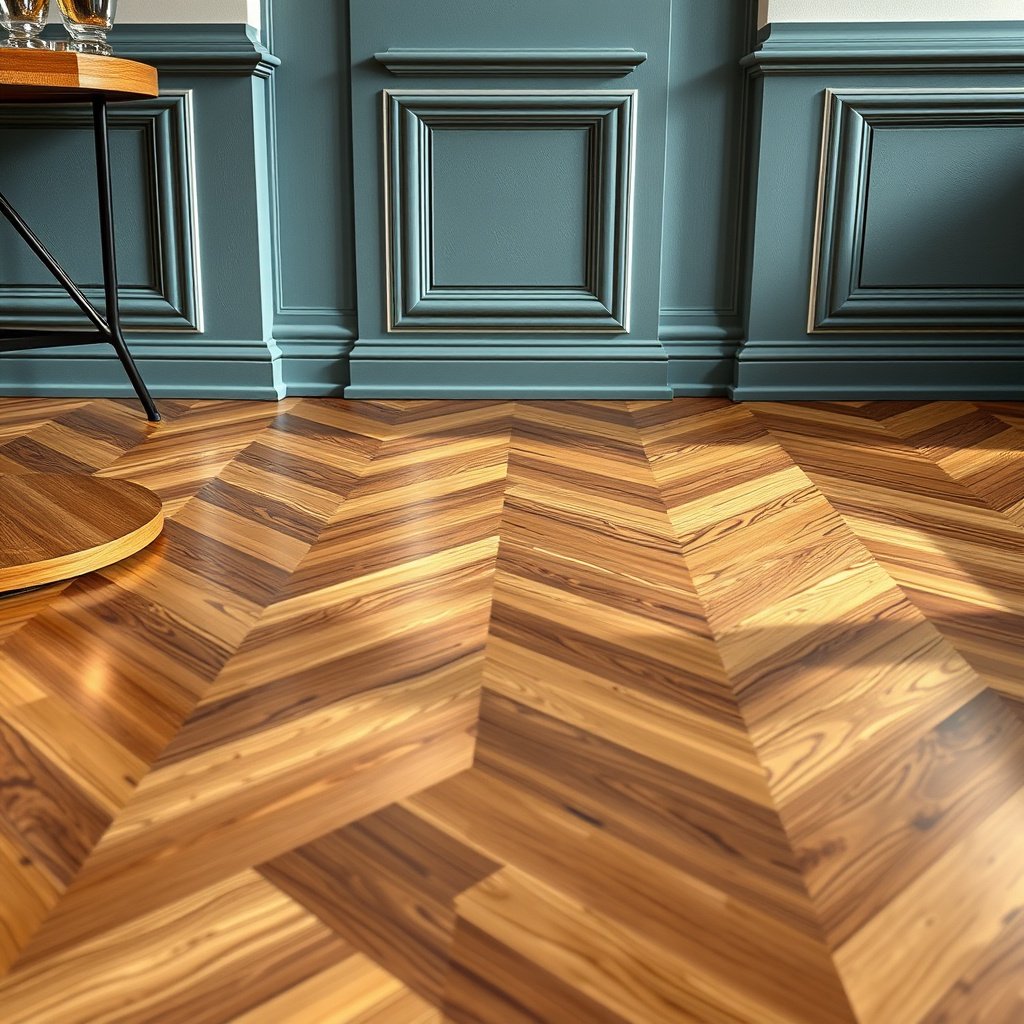 Comparison of polishing methods for sealed and oil/wax chevron floors