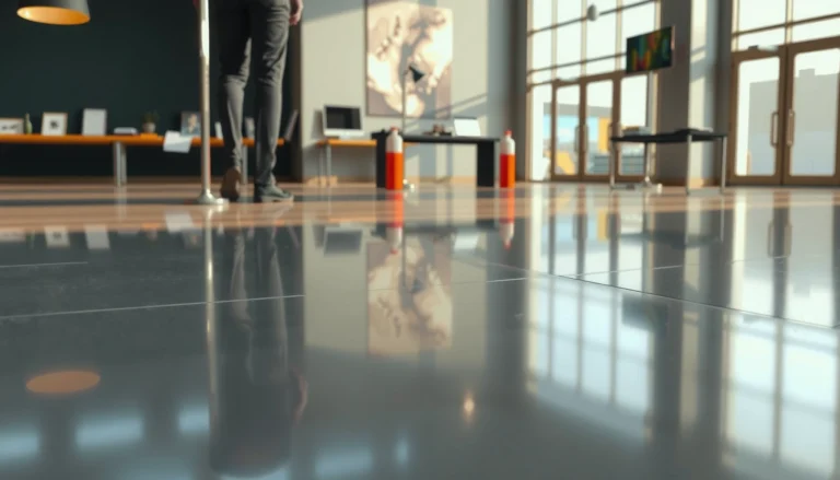Step-by-step guide on how to polish polished concrete floors for a higher shine.
