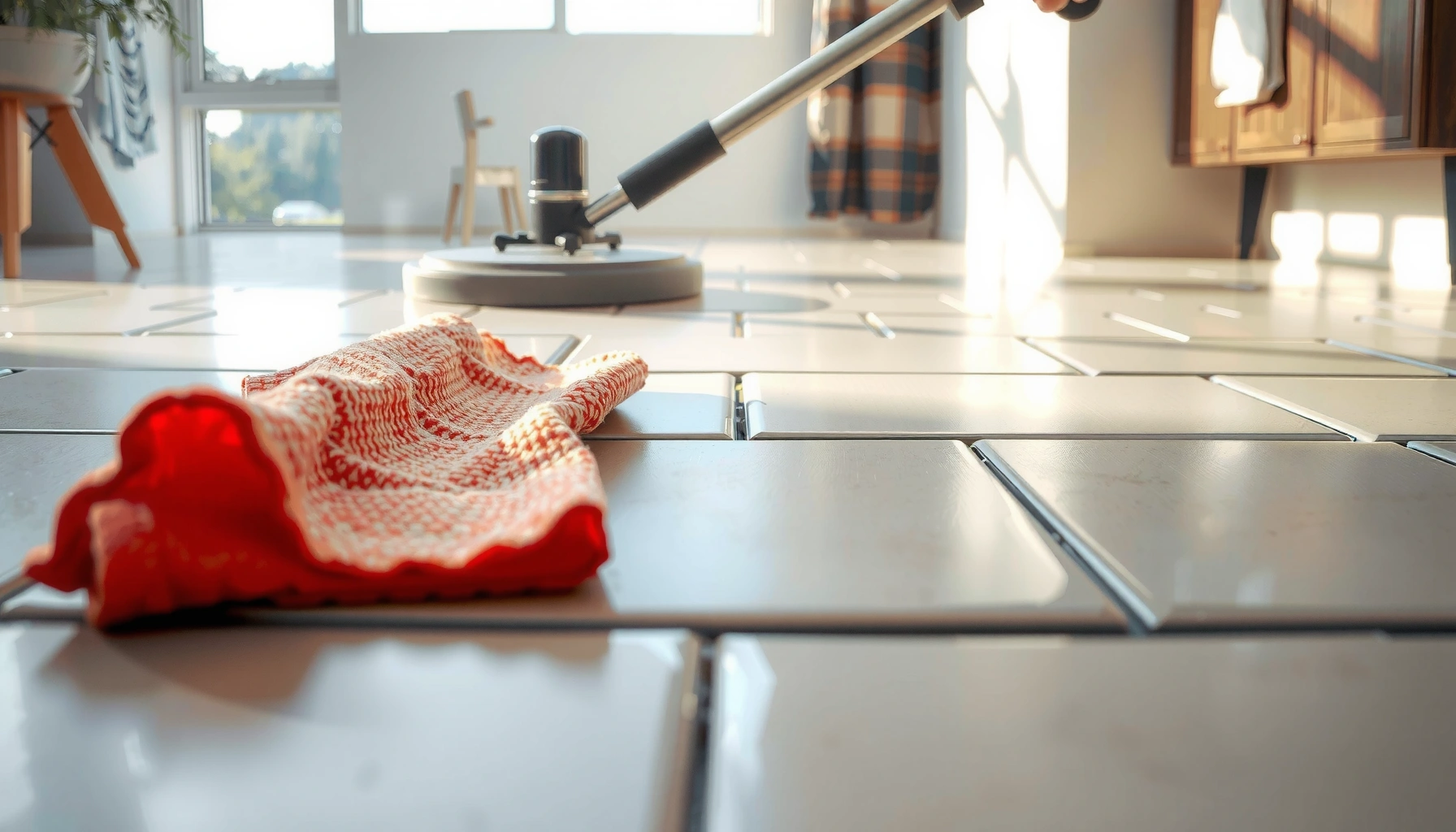Step-by-step guide on how to polish mosaic tile floors for a shiny finish
