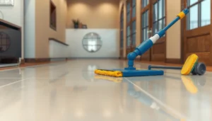 Step-by-step guide on how to polish vinyl floors for a clean and shiny finish.
