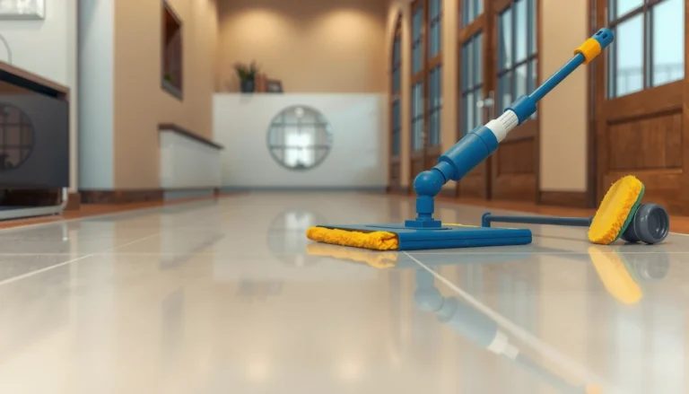 Step-by-step guide on how to polish vinyl floors for a clean and shiny finish.