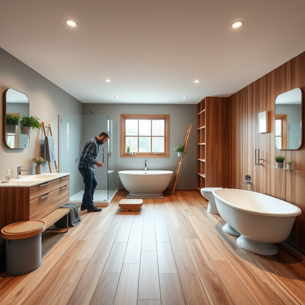 Checklist for prep and moisture control before replacing engineered wood floors in a bathroom