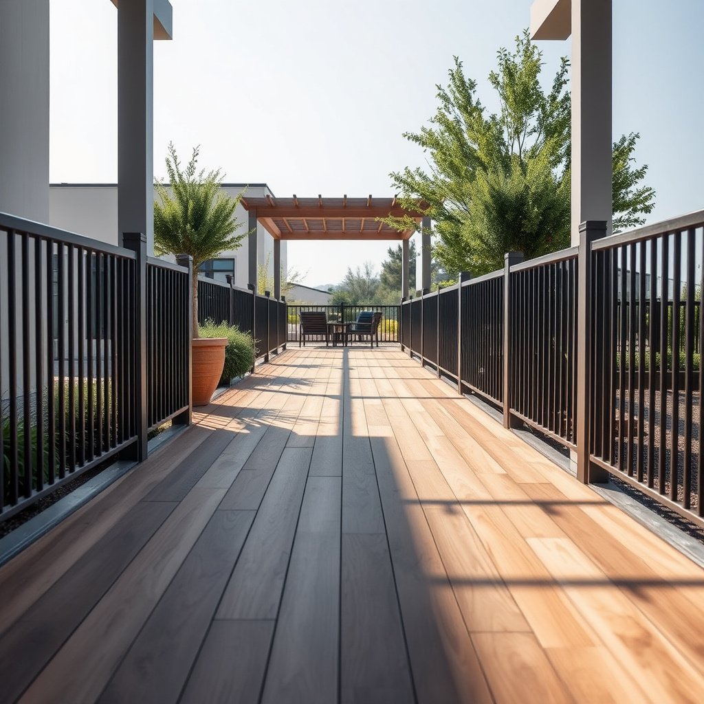 Tools and safety gear for removing engineered wood floors from an outdoor walkway