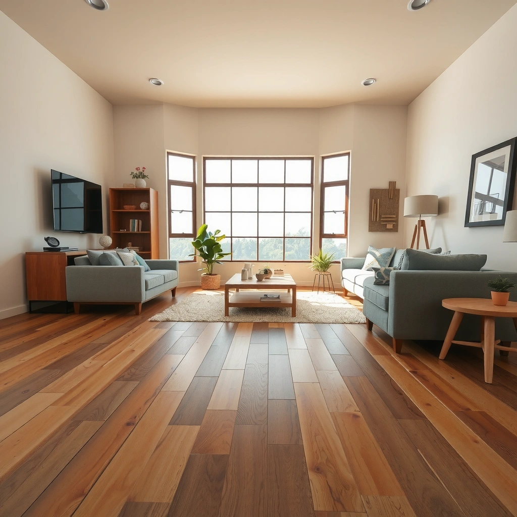 Preparing hardwood floors before polishing with cleaning and sanding tools.