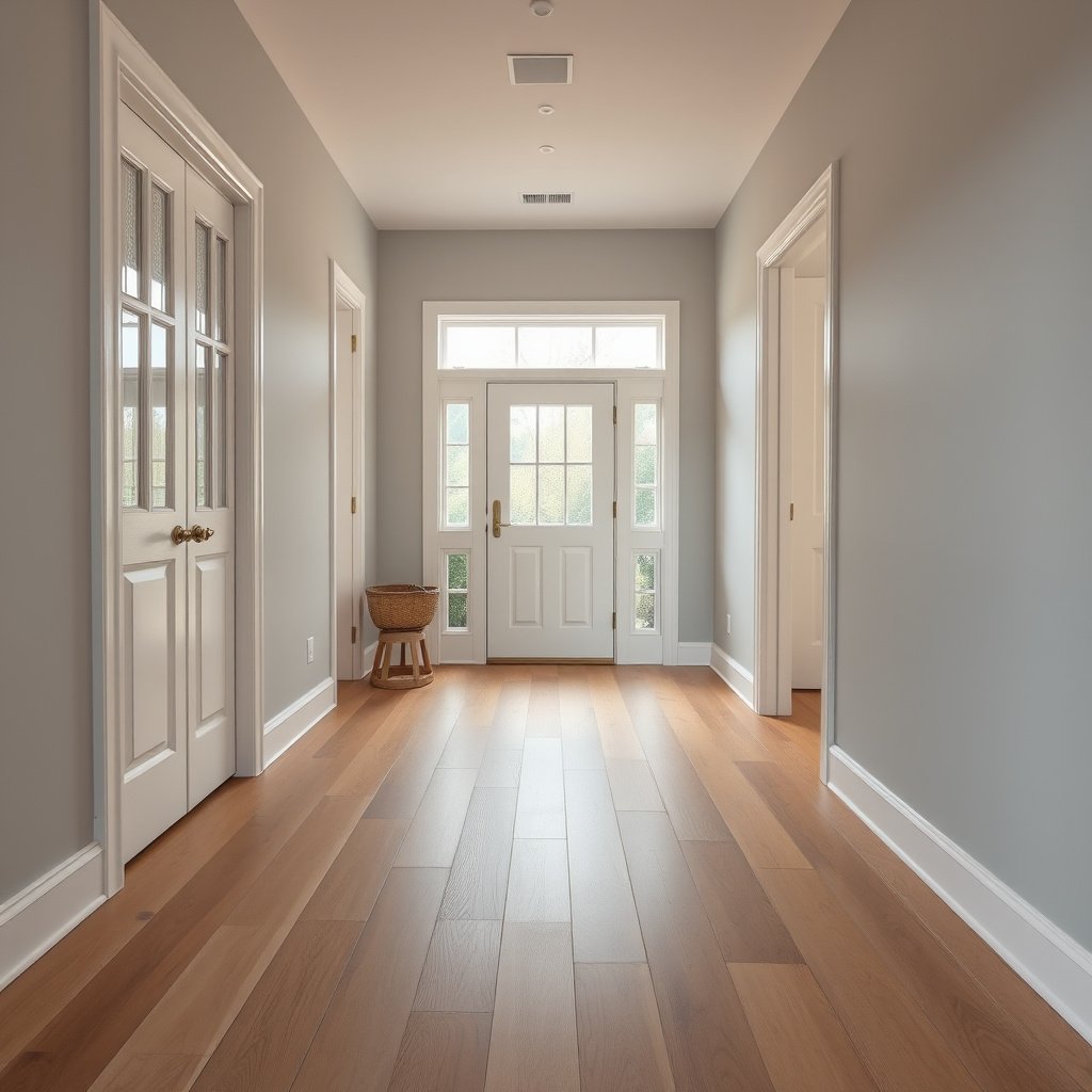 Preparation and protection tips for engineered wood floors in an entryway