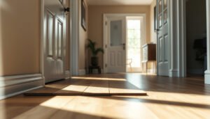Steps to prepare engineered wood floors for a hallway installation.