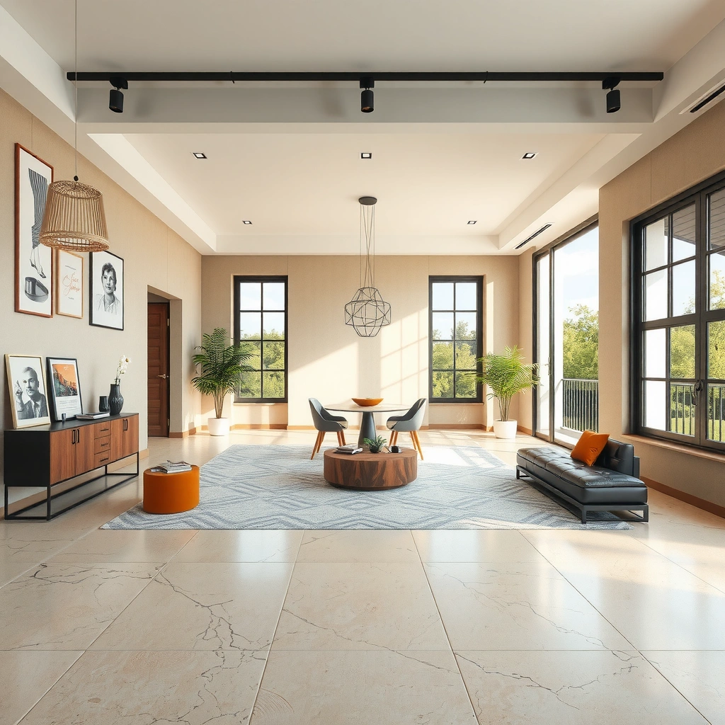 Check the condition of existing travertine flooring before installation of new tiles.