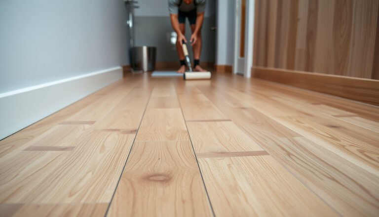 Step-by-step guide on preparing hardwood floors for bathroom installation and maintenance.