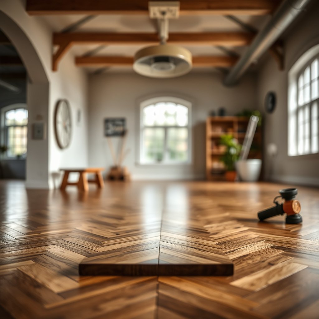 Preparation steps for sealing herringbone floors to ensure proper protection and finish.